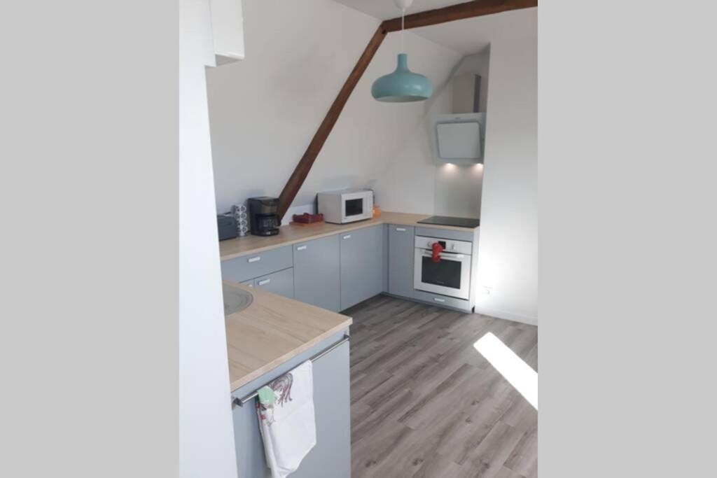 Appartement Dans Maison De 1789 Au Centre De Vitre Exterior foto